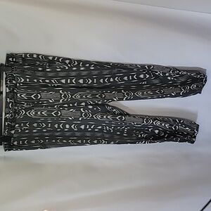 5/$30 ROXY Printed Joggers Drawstring Boho Graphic 100% Viscose